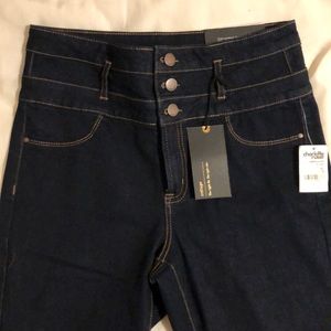 High waisted skinny jeans